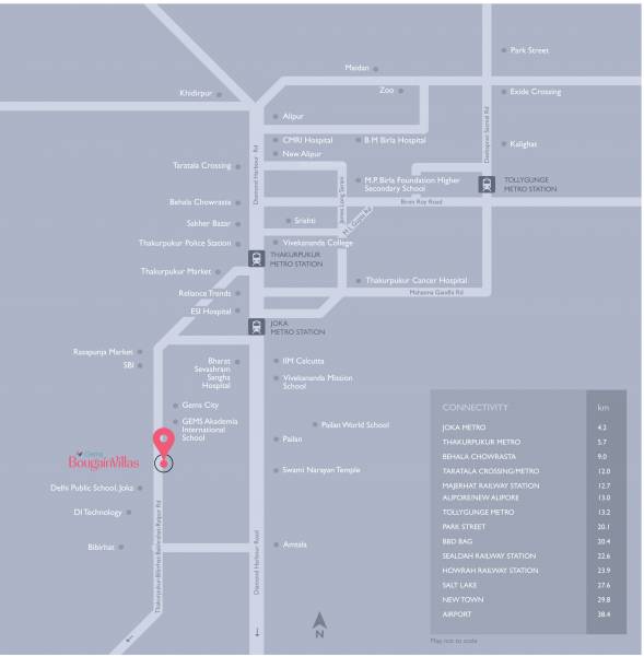  gems-bougainvillas Location Plan