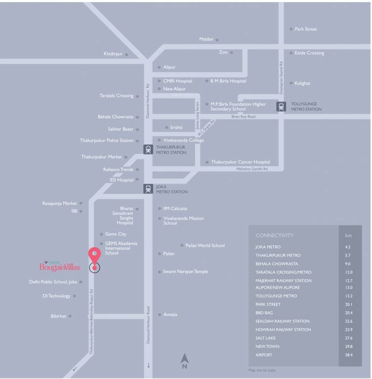  gems bougainvillas Location Plan