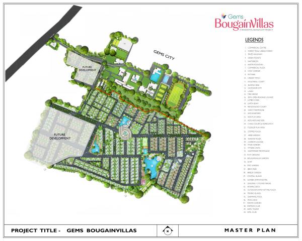  gems-bougainvillas Master Plan
