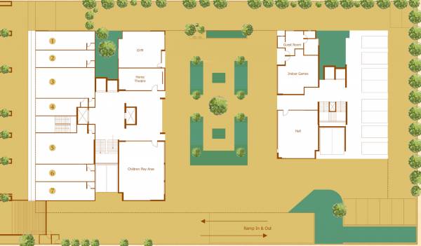  rejoice-2 Block A And Block B Cluster Plan for ground Floor