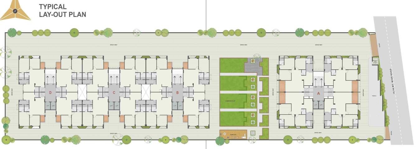  shreenand atria Layout Plan