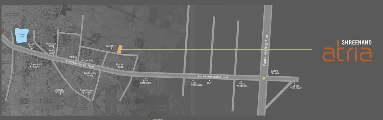  shreenand atria Location Plan