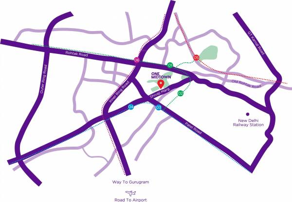  one-midtown Location Plan