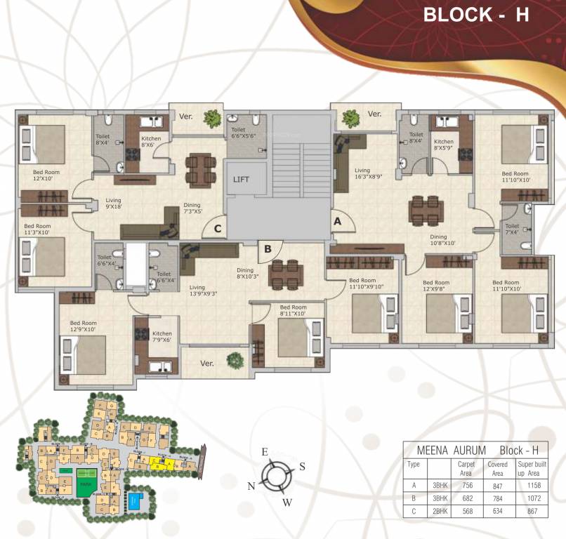  meena aurum phase 2 Cluster Plan