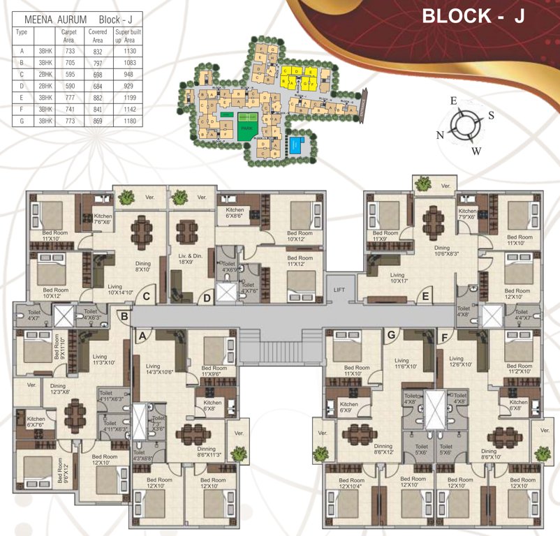  meena aurum phase 2 Cluster Plan