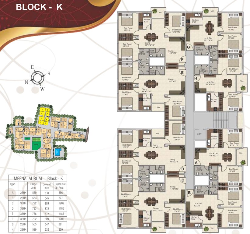  meena aurum phase 2 Cluster Plan