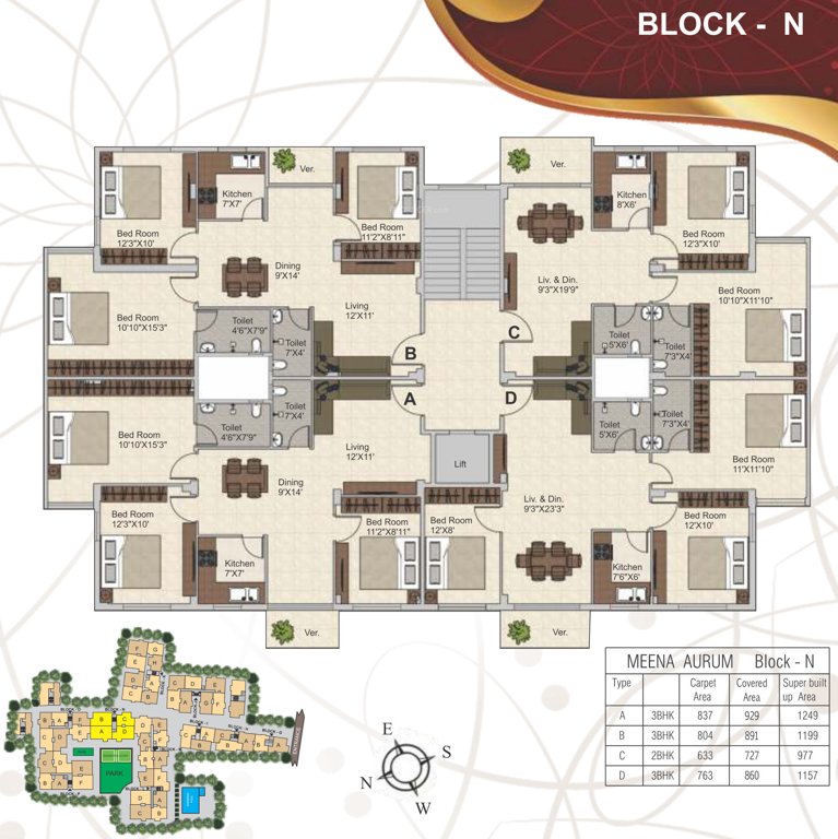  meena aurum phase 2 Cluster Plan