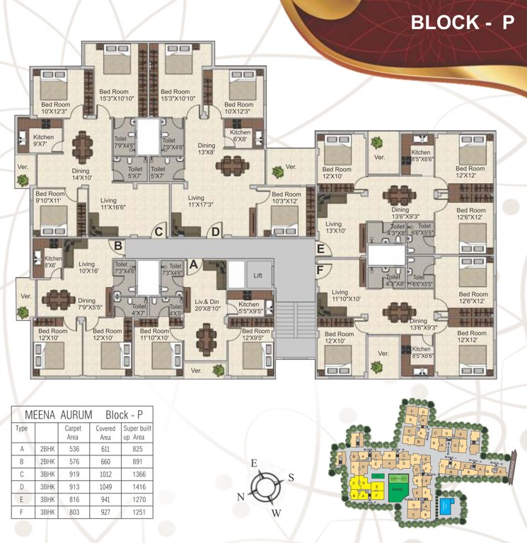 meena aurum phase 2 Cluster Plan
