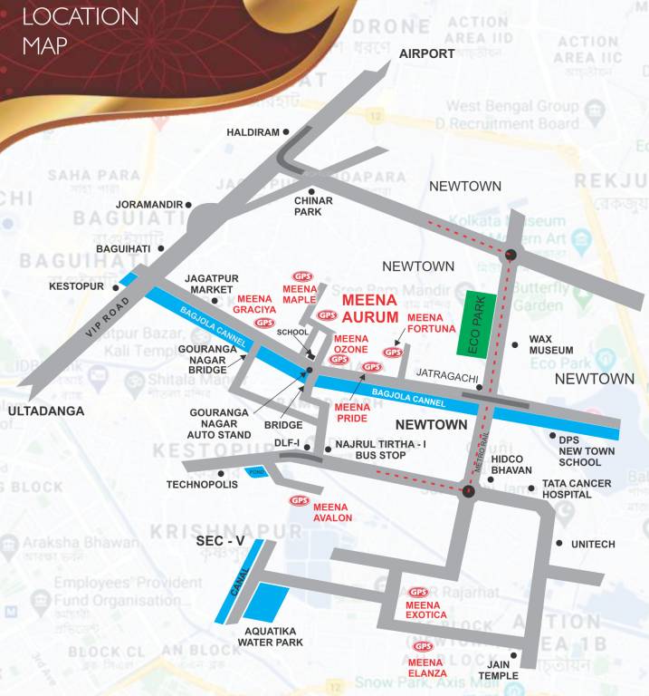  meena aurum phase 2 Location Plan