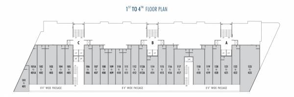  atmosphere Cluster Plan from 1st to 4th Floor