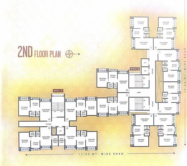  heights Supreme Heights Cluster Plan for 2nd Floor