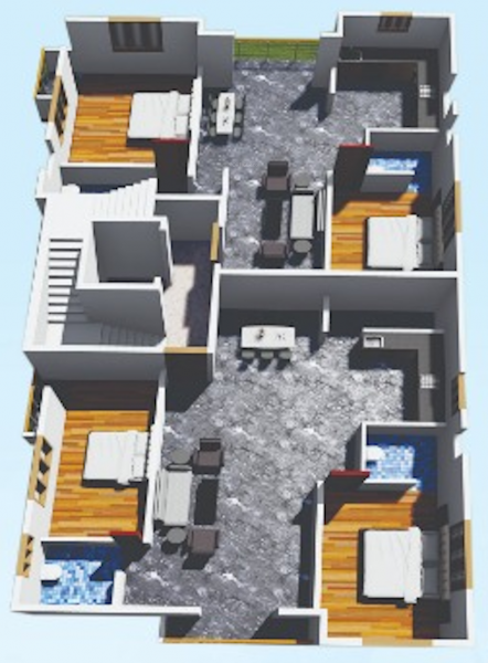  vasantha-residency Vasantha Residency Cluster Plan For Typical Floor