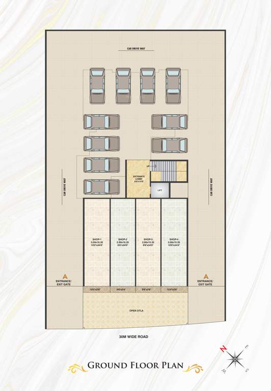  bhakti ornate Bhakti Ornate Cluster Plan for ground Floor