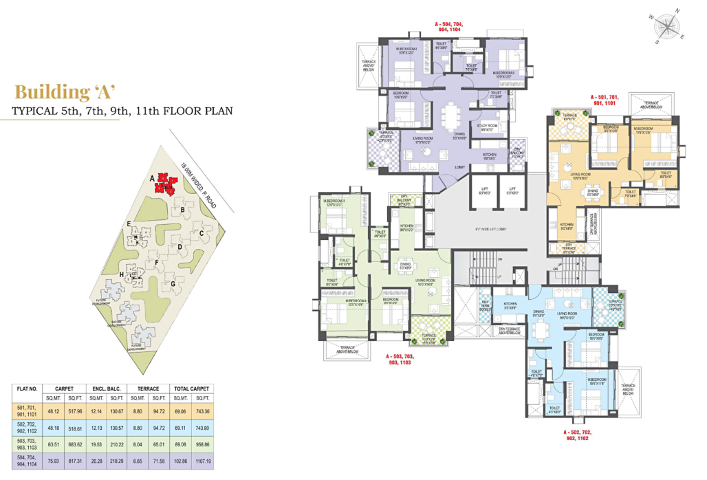 celestial city phase ii building a e h A Cluster Plan