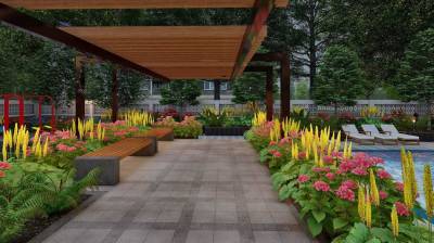 Paved Compound amenities of Sarsan Nancy Hill View A 1