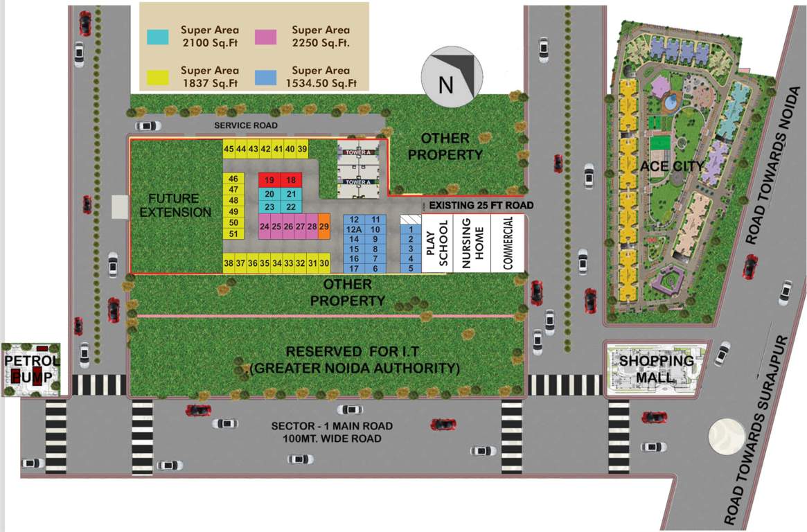  ashoka greens Layout Plan