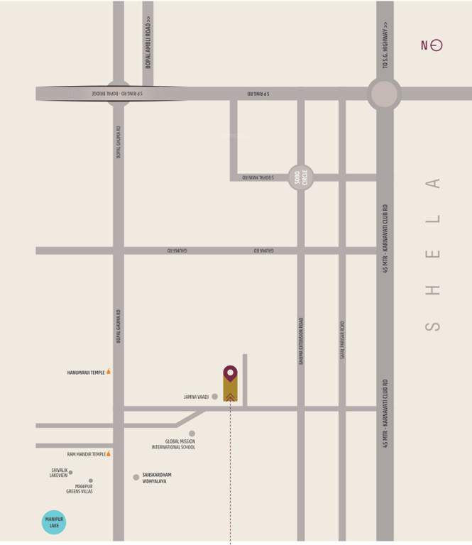  satvam Location Plan