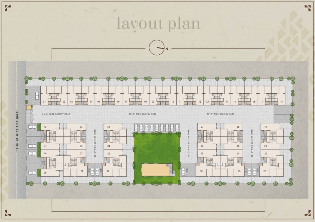 villa Layout Plan