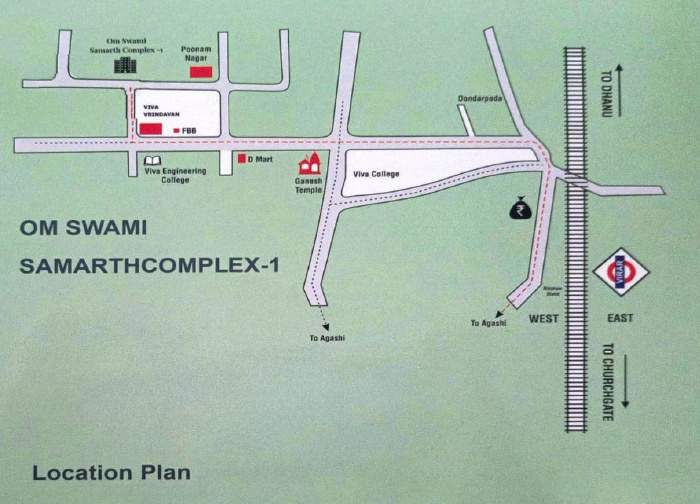  om swami samartha complex Location Plan
