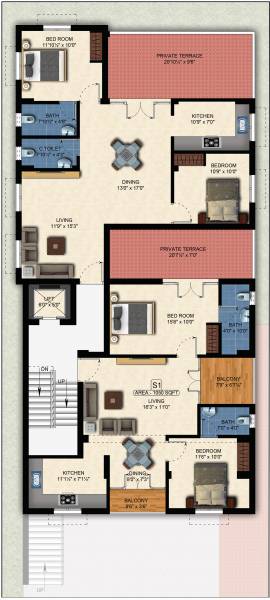  bhagyam Green Bhagyam Cluster Plan for 2nd Floor