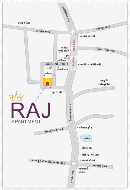  raj apartment Location Plan