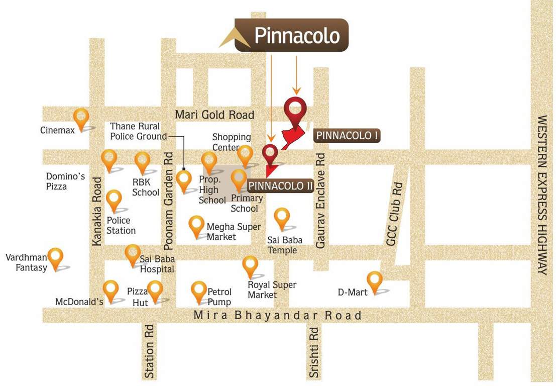  pinnacolo Location Plan