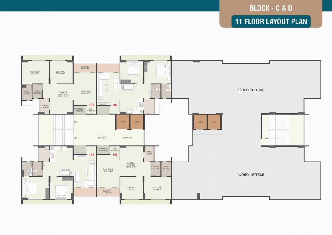  air Block A Cluster Plan