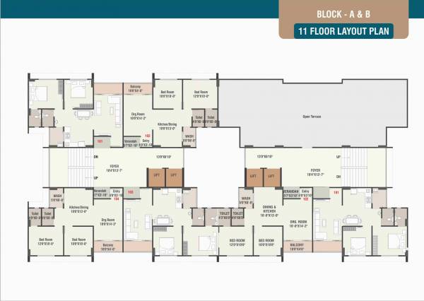  air Block A Cluster Plan