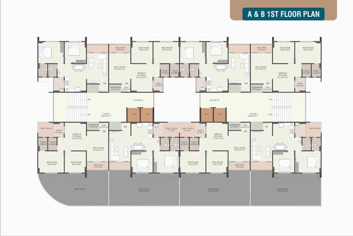  air Block A Cluster Plan