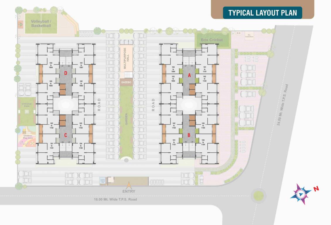  air Block A Cluster Plan