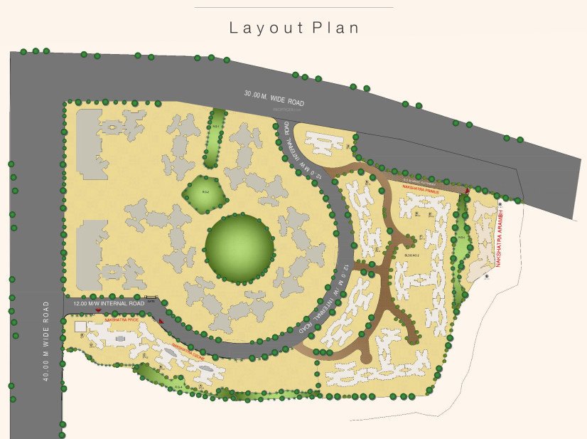  nakshatra aarambh Layout Plan