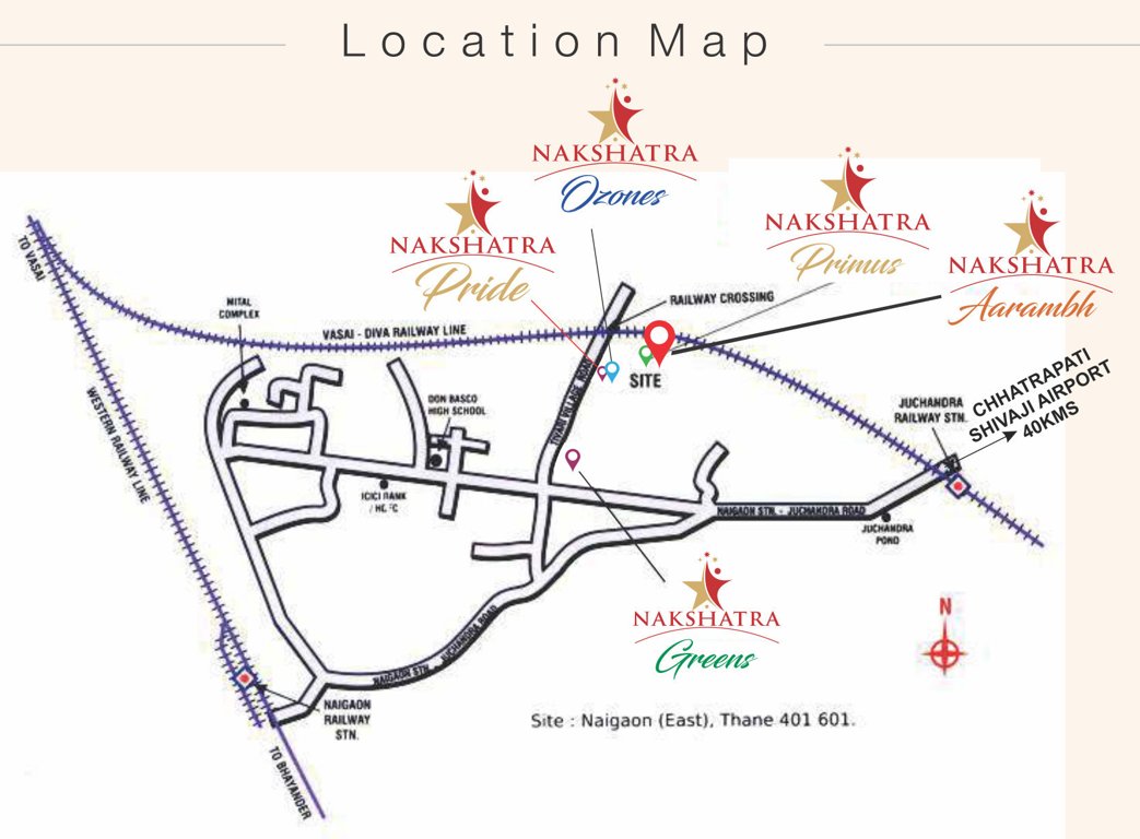  nakshatra aarambh Location Plan
