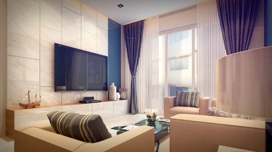  tvs emerald peninsula Living Area