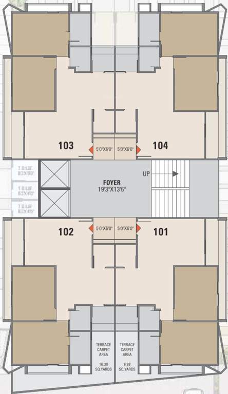  tilak arise Tilak Arise Cluster Plan For 1st Floor