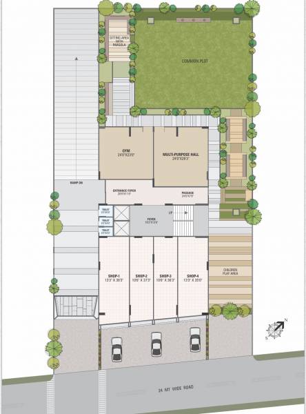  tilak-arise Tilak Arise Cluster Plan For Ground Floor