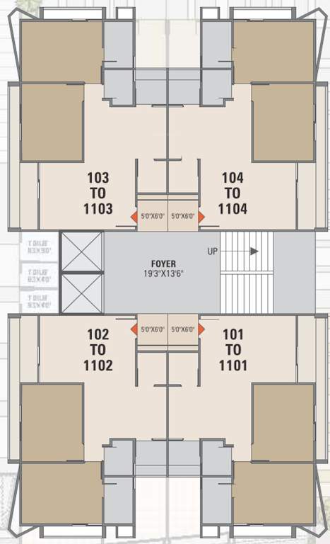  tilak arise Tilak Arise Cluster Plan From 2nd To 11th Floor
