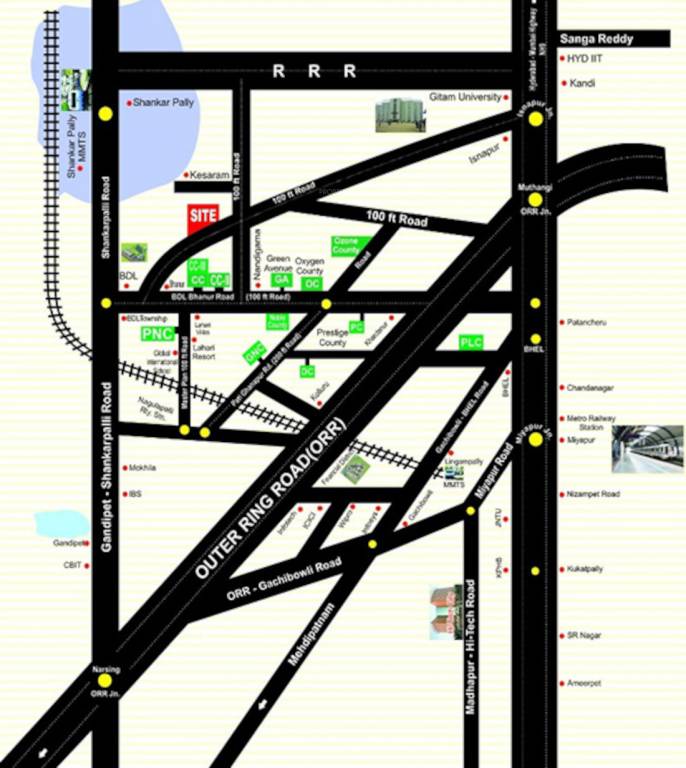  cristal county iv Location Plan