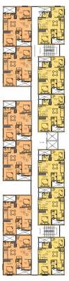  code-name-new-porur Tower H Cluster Plan For Typical Floor Plan