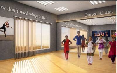  code-name-new-porur Yoga/ Meditation Area