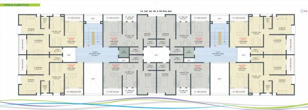  bounty Bounty Cluster Plan from 1st to 5th Floor