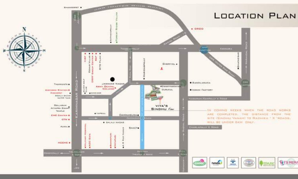  sindhu one Location Plan