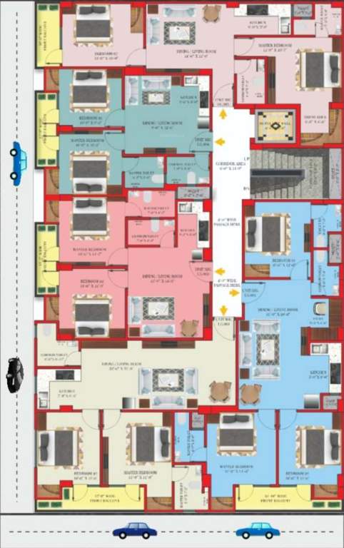  wonder homes ii Wonder Homes II Cluster Plan from 1st to 7th Floor