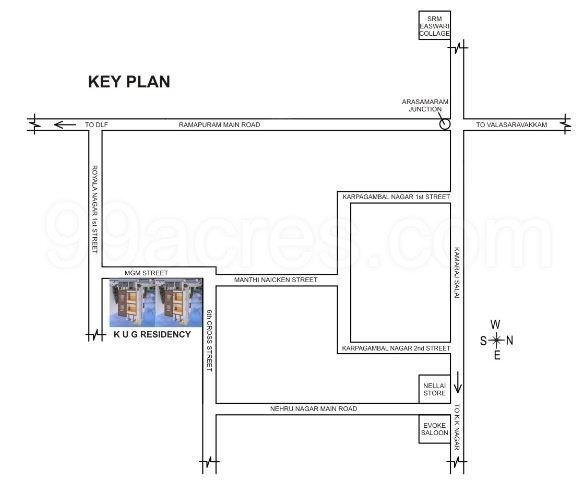  kug residency Location Plan