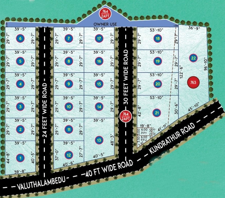  barathiyar enclaves Layout Plan