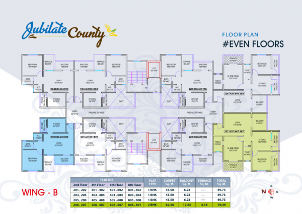 jubilate-county Wing B Cluster Plan