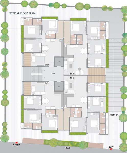  infinity Infinity Cluster Plan From 1st To 5th Floor
