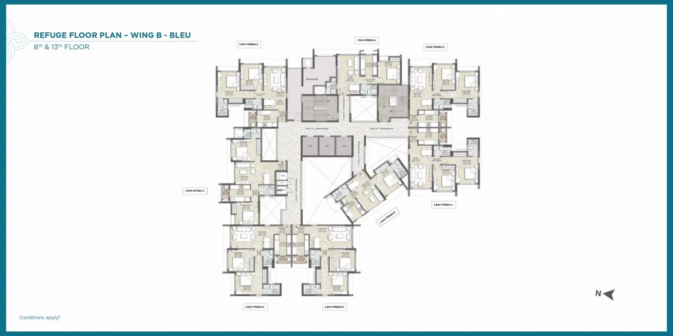  park riviera wing c and d Wing D   Azure Cluster Plan