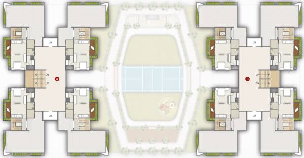  polaris-celestia A & B Cluster Plan for 13th Floor