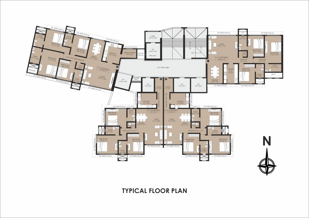  raaj vilas Cluster Plan