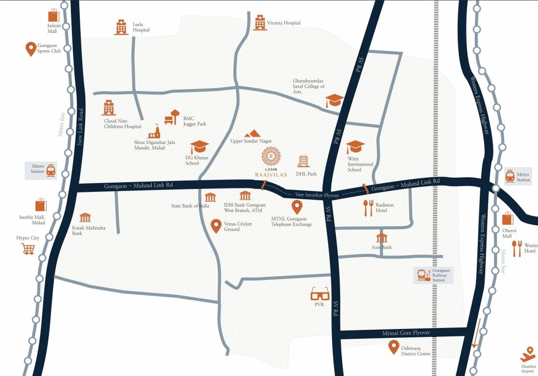  raaj vilas Location Plan